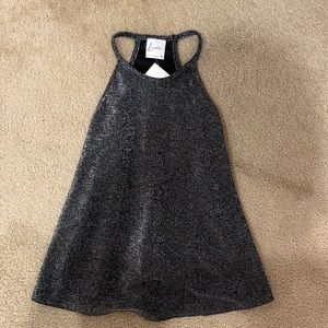 Livi NWT Black Sparkle Top